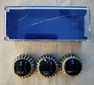 Set Of 3 Selectric Ibm Typewriter Balls, Prestige Elite, Gothic, Letter 12. Fixed Price $28.00.