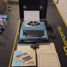 Royal Apollo 12 Gt Electric Typewriter Blue Hard Case Manual Tested New Ribbon. Fixed Price $99.99.