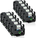 10PK 24MM Label Tape TZ251 TZE-251 Compatible For Brother P-touch 1900 White 1''. Fixed Price $37.20.