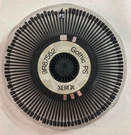 Vintage Xerox 9R87552 Gothic Ps Memorywriter Printwheel W/ Case Daisywheel Font. Fixed Price $7.00.