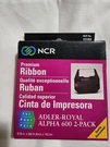 Ncr Premium Ribbon Adler Royal Alpha 600 1-PACK For Typrwriter New. Fixed Price $5.49.