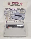 Vintage Brother GX-6750 Daisy Wheel Electronic Typwriter. Fixed Price $249.99.