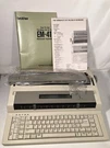Vintage Brother EM-411 Electric Type Writer Carriage String Is Off Runner As. Fixed Price $131.99.