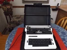 Vintage Typewriter Silver-reed Electric 8700 W/ Original Case And Instruction. Fixed Price $49.90.