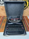Vintage Remington Rand Streamliner Typewriter With Case. Fixed Price $119.99.
