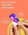 Ivy Zink 2" X 3" Photo Sticker Paper 100 Sheets Pack. Fixed Price $73.95.