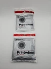 Smith Corona Typewriter Printwheel H59543 1038, H59535 1037, Pack Of Two, Sealed. Fixed Price $16.99.