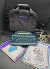 Alphasmart 3000 Portable Word Processor With Carrying Case Translucent Blue. Fixed Price $149.99.
