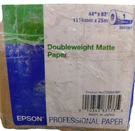 Epson Doubleweight Matte Paper - 44" X 82' Roll S041387. Fixed Price $144.95.