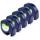 5 Pack Replace Dymo Letratag Refills 91330 10697 White Paper Label Tape 12MM 4M. Fixed Price $9.99.