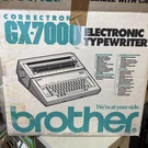 Brother GX-7000 Electronic Typewriter W/original Box And Manual. Fixed Price $69.65.