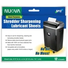Nuova SP12 Shredder Sharpening & Lubricant Sheets 12-COUNT. Fixed Price $20.31.