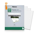 Fellowes Thermal Laminating Pouches, Size Sheets, 5MIL Letter, Clear. Fixed Price $42.99.