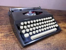 Excellent Serviced 1969 Adler Tippa Ultraportable Typewriter Cubic Elite 11CPI. Fixed Price $640.00.