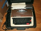 Vintage Brother Electric 3012 Typewriter With Hard Shell Case. Fixed Price $9.99.