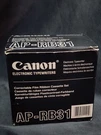 Canon AP-RB31 Correctable Film Ribbon Cassette (for Electronic Typewriter). Fixed Price $18.00.
