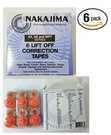 (6) Nakajima LO001 AE-580, AE-500 AE-710 Typewriter Correction Lift Off Tapes. Fixed Price $11.49.