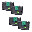 4PK 1" Compatible With Brother TZ-751 TZE-751 Black On Green Label Tape P-touch. Fixed Price $28.56.