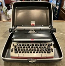 Vtg Electric Typewriter Sears Roebuck Smith Corona Medalist Power 12 871.53350. Fixed Price $40.00.
