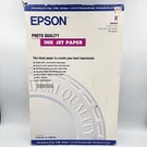 Epson Photo Quality Ink Jet Paper 11X17 S041070 Matte - Open Box 46 Sheets. Fixed Price $8.99.