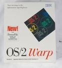 Vintage Ibm OS/2 Warp Blue Spine Upgrade 3.5" New Nos Box 46. Fixed Price $35.00.