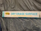 Post-it Dry Erase Surface With Adhesive Backing 48 36 White DEF4X3. Fixed Price $34.95.