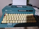 Vintage Smith-corona Typewriter Sterling Automatic 12 Teal W/leather Bag. Fixed Price $70.00.