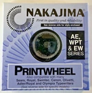 Nakajima Letter Gothic 10/12 Print Wheel For WPT-150/160 Series Typewriter New. Fixed Price $27.99.