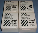 Lot (24) Sharp ZX-006ALP Lift-off Typewriter Correction Tape Ribbon ZX-004CC. Fixed Price $15.00.