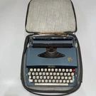 Very Nice 1967 Brother Webster XL-500 Blue Ultra-portable Typewriter W/case. Fixed Price $99.99.