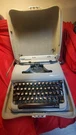 Vintage Olympia Werke Ag. Wilhelmshaven Typewriter With Hard Case - Works. Fixed Price $250.00.