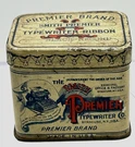 Antique Premier Brand Smith Typewriter Ribbon Tin Box Graphics Usa. Fixed Price $62.95.