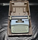 Vintage Smith-corona Coronet Super 12 Electric Typewriter Blue Green Clean Works. Fixed Price $50.00.