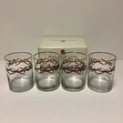 Royal Worcester Holly Ribbons Double Old Fashioneds Set Of Four Original Box. Fixed Price $58.03.