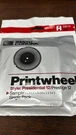 Smith Corona 59519 Printwheel Style: Presidential 12 Prestige Single Pack C5. Fixed Price $20.00.
