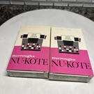 X2 Burroughs Nu-kote Adding Machine Ribbon B13N Black Twin Spool. Fixed Price $15.00.