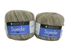 2 Skeins Discontinued Berroco Suede Ribbon Yarn Lot Tan Color 3730 Worsted Nylon. Fixed Price $23.99.