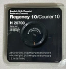 Smith Corona Typewriter Printwheel Regency 10 / Courier H20700 H59527 New. Fixed Price $19.99.