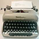 1959 Remington Travel-riter Typewriter Holland Serviced W/ Case & Spools. Fixed Price $169.99.
