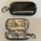 Antique Solid Silver Niello Double Sovereign Case Lr 900. Fixed Price $345.00.