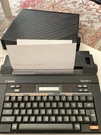 Canon Typestar 3 Electronic Typewriter With Cover Manual Tested. Fixed Price $60.00.