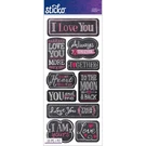 Sticko Love You Chalk Words 52-60136. Fixed Price $16.90.