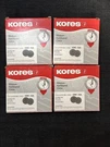 Kores KOR80CBR Calculator Ribbon Black Red 2 17 Lot Of 4 New Open Box. Fixed Price $18.99.