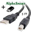 Ft Usb Data Cable Cord + Adapter Alphasmart 3000 Dana Neo Word Processor. Fixed Price $6.97.