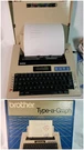 Brother Type-a-graph BP-30 Vintage Portable Typewriter *works* Excellent Cond.. Fixed Price $100.00.
