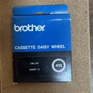Brother Cassette Daisy Wheel 410 English Quadro 15 Unused Japan Made Box. Fixed Price $55.00.