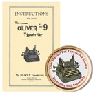 Oliver 9 Typewriter User Manual Instruction Owner's Guide Booklet Number Nine. Fixed Price $8.50.