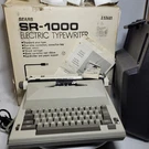Awesome! Sears SR-1000 Electric Typewriter, Case, Manual, Spool, Orig Packing. Fixed Price $54.95.