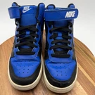 Nike Court Borough Mid Size 1/2Y Hyper Royal Black Sneakers 0616. Fixed Price $71.99.