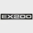 Excel Boat Raised Emblem Model Decal EX200 Silver Sticker. Fixed Price $25.09.